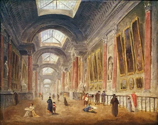 De Grande Galerie van het Louvre